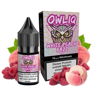 OWLIQ Nikotinsalz - White Peach Razz